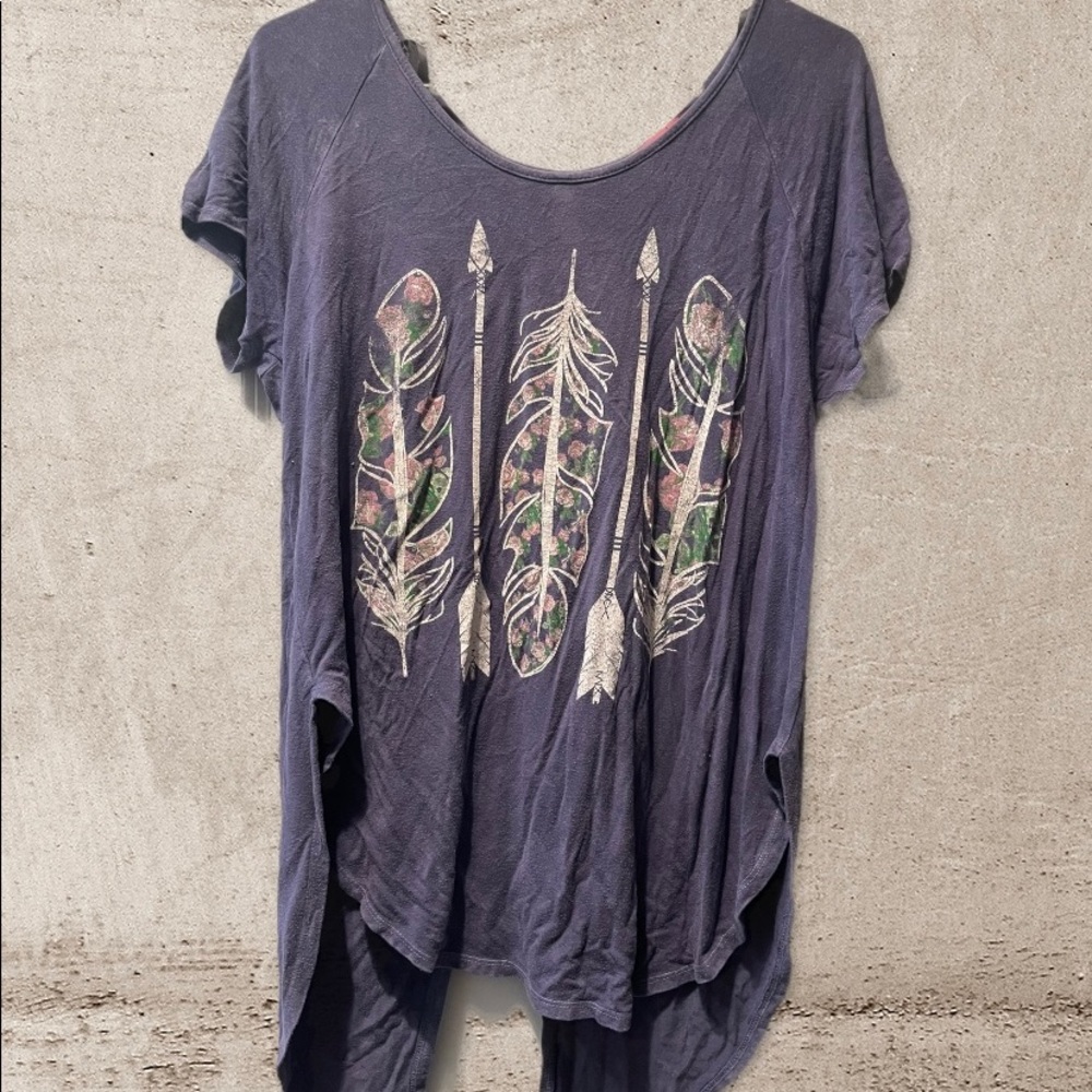 Highlow top with back cutouts
